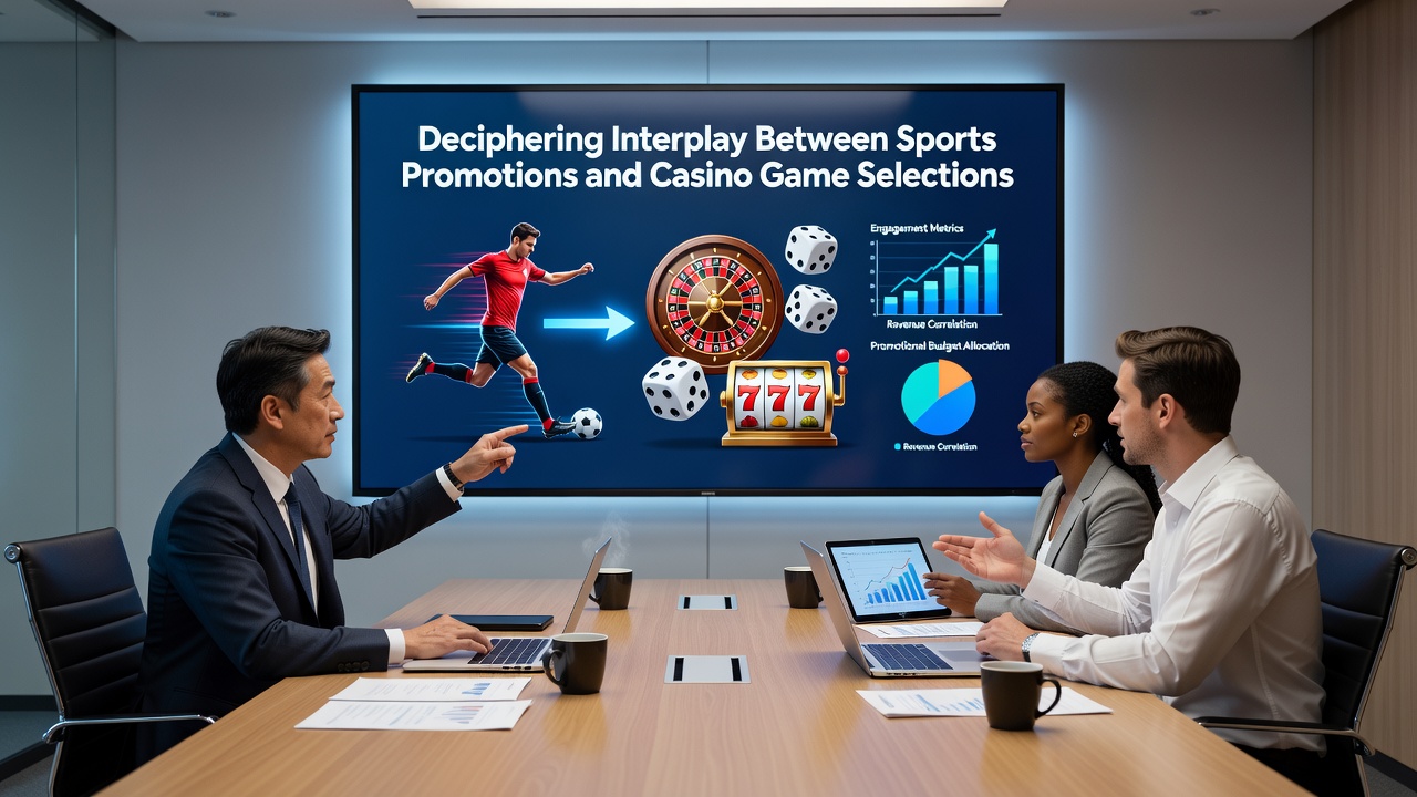 Graph depicting player transition rates from sports promotions to casino selections over a quarterly period