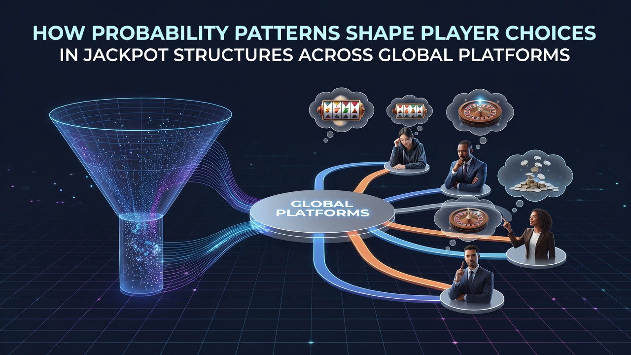 Global jackpot platforms displaying probability charts and player selection interfaces across international markets